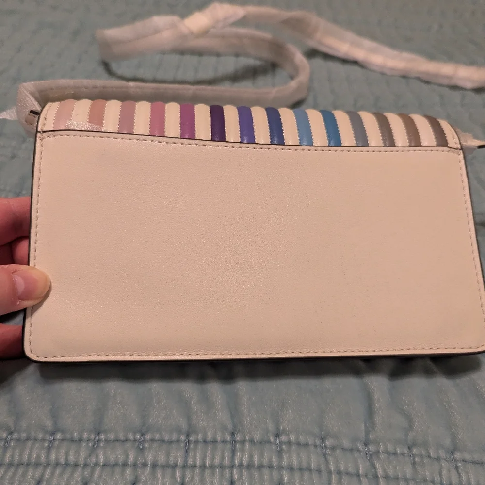 Coach ombre quilted foldover crossbody purse - Picture 15 of 16